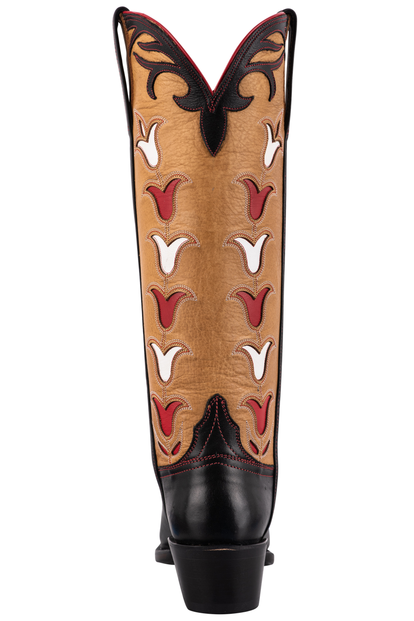 Lucchese Women's Tulip Cowgirl Boots - Black