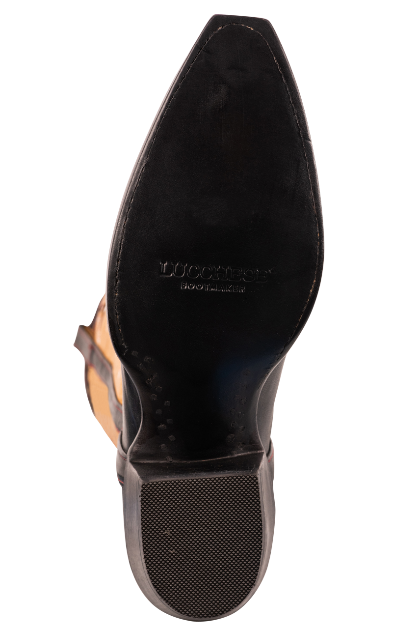 Lucchese Women's Tulip Cowgirl Boots - Black