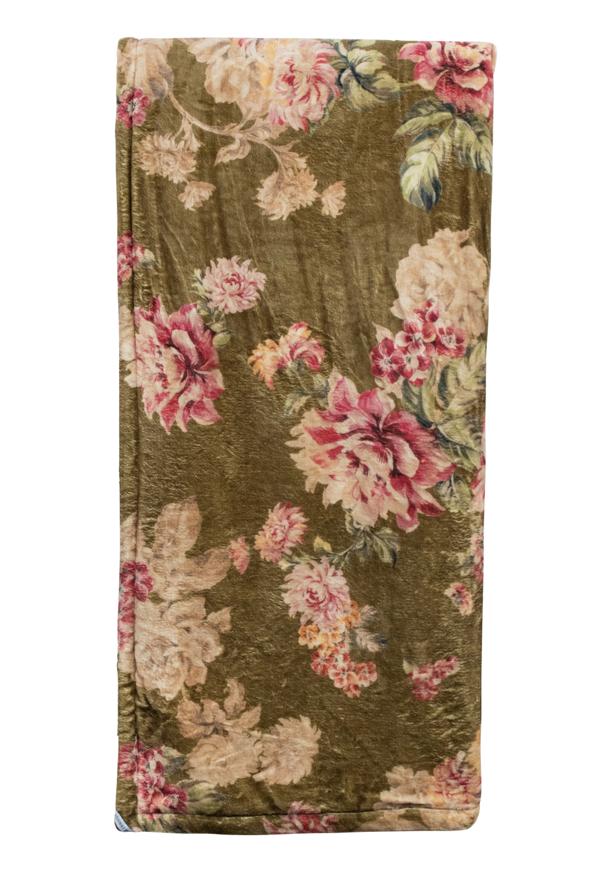 Johnny Was Cozy Vintage Rose Blanket