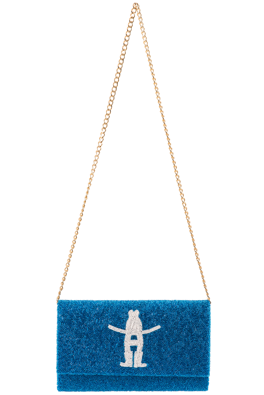 Howdy Rodeo Clutch - Turquoise