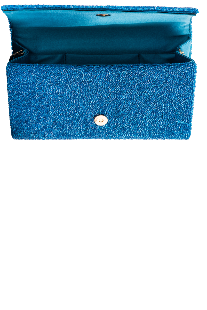 Howdy Rodeo Clutch - Turquoise