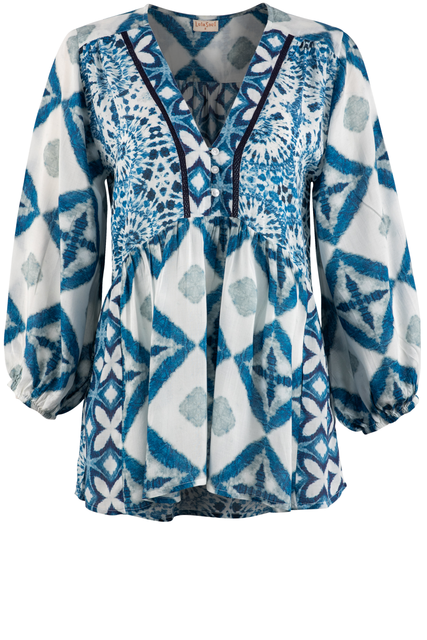 LulaSoul Indigo Wesley Tunic Top