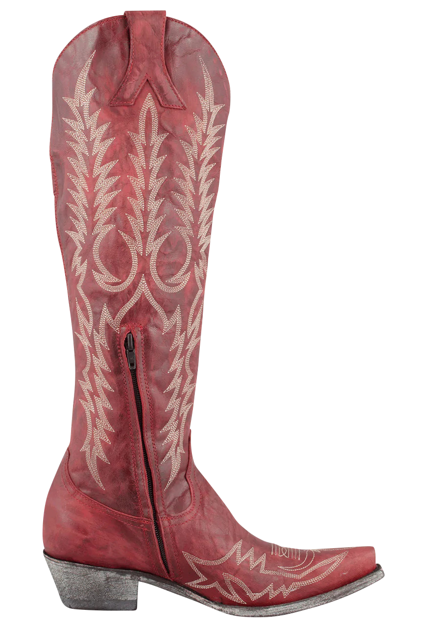 Old Gringo Goat Mayra Cowgirl Boots - Red