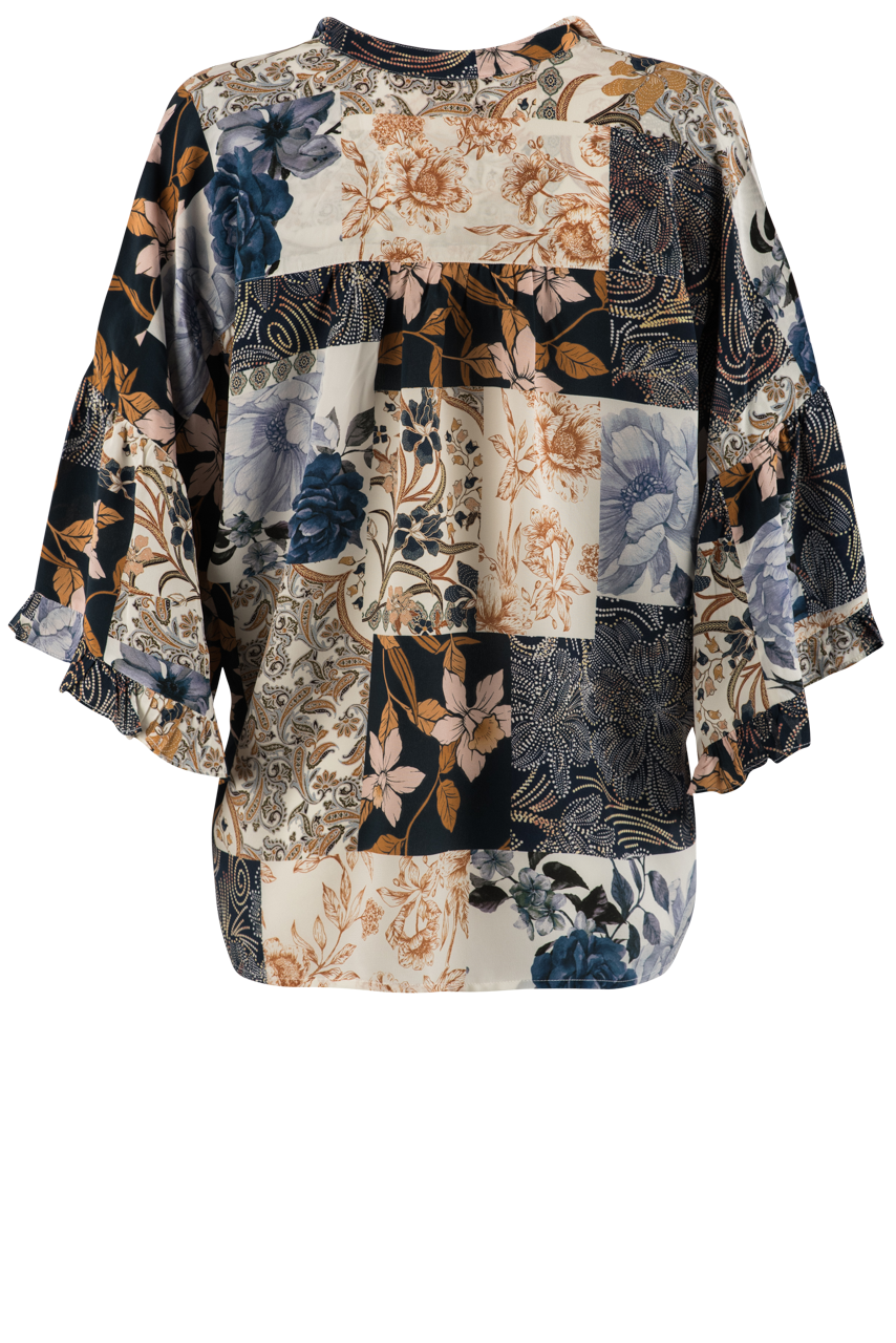 Johnny Was Leo Button Down Top