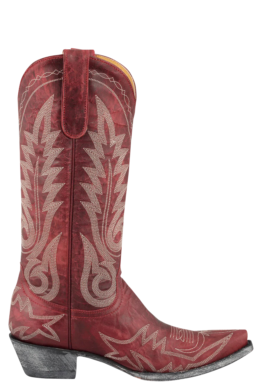 Old Gringo Goat Nevada Cowgirl Boots - Red