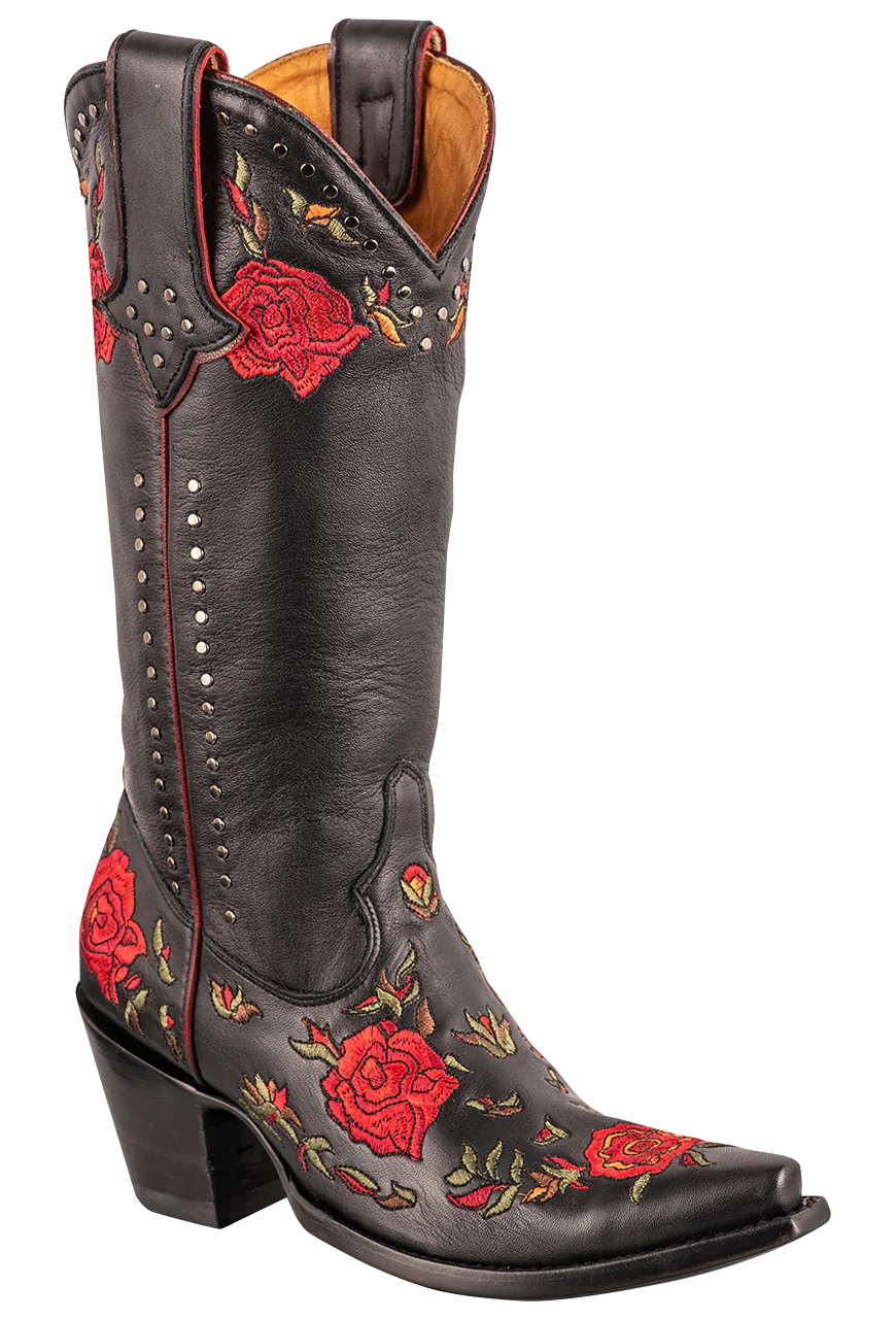 Old Gringo Women's Eden's Garden Cowgirl Boots - Black