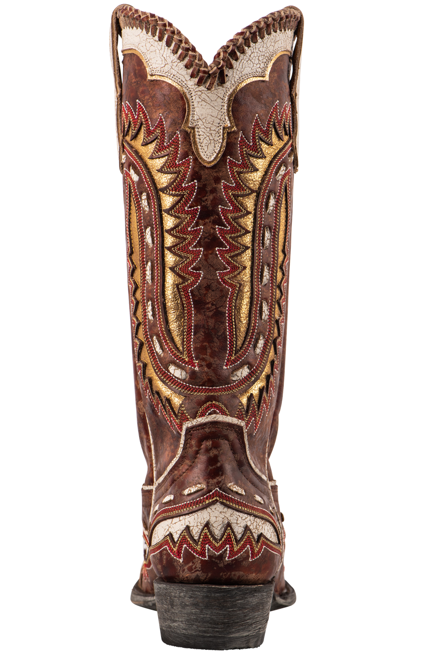 Old Gringo Women's Leather Quiroga Cowgirl Boots - Honey