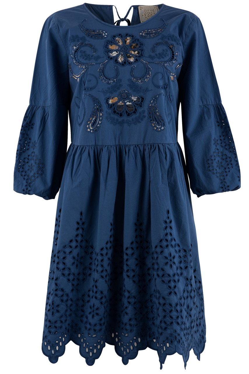 Johnny Was Merla Eyelet Mini Dress