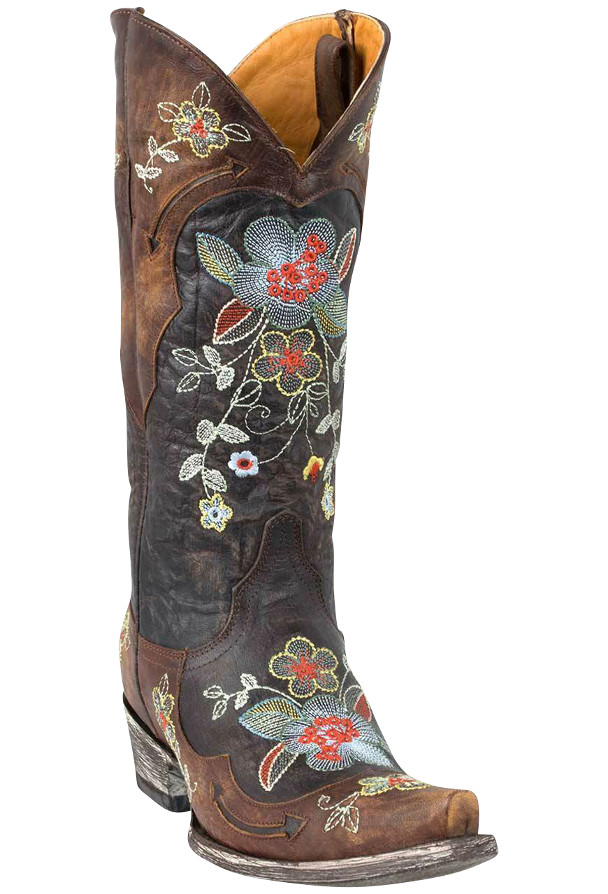 Old Gringo Women's Bonnie Cowgirl Boots - Distressed Floral