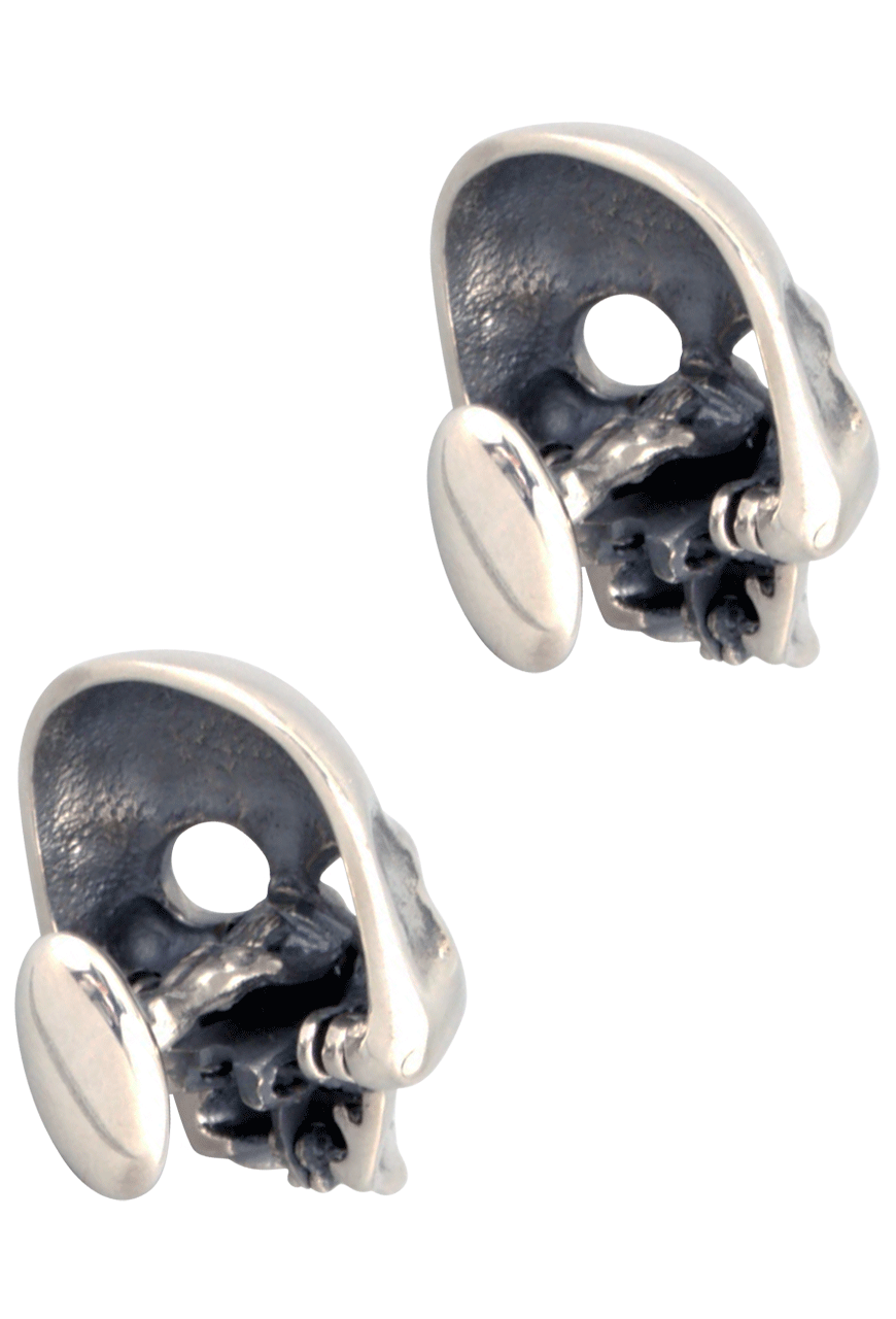 Jeff Deegan Large Skull Cufflinks