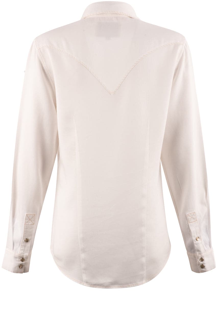 H Bar C Ranchwear White Brooklyn Shirt