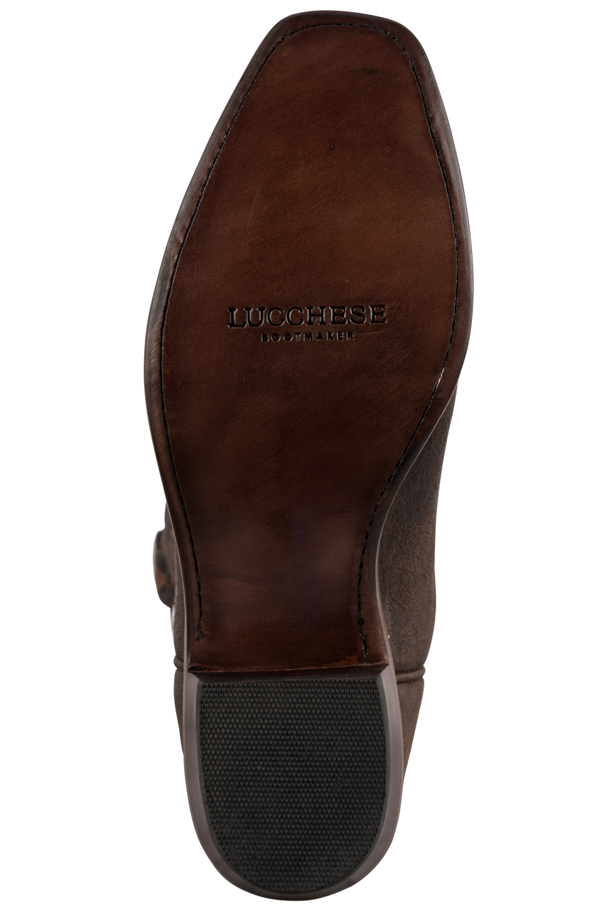 Lucchese Men's Brazos Cowboy Boots - Whiskey Chocolate