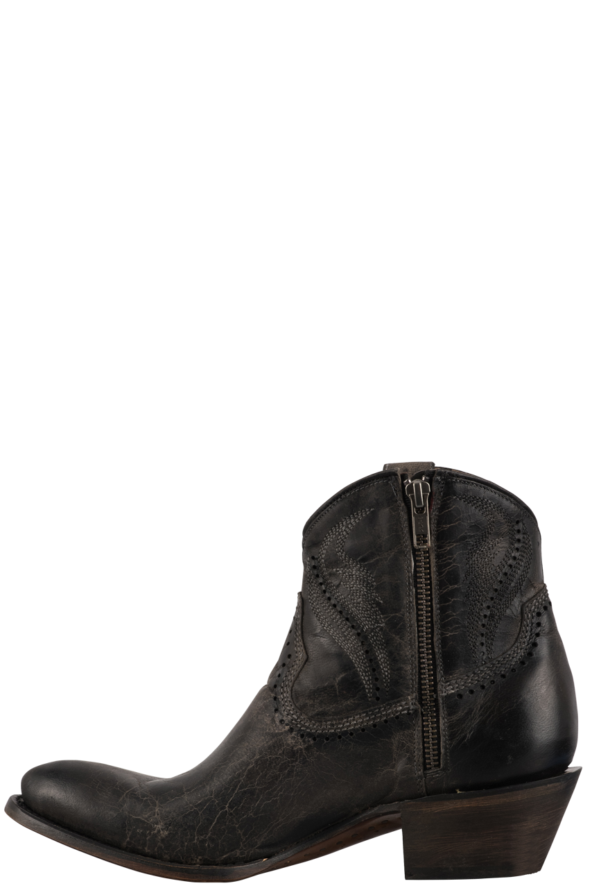 Lucchese Women's Sabine Cowgirl Boots - Anthracite