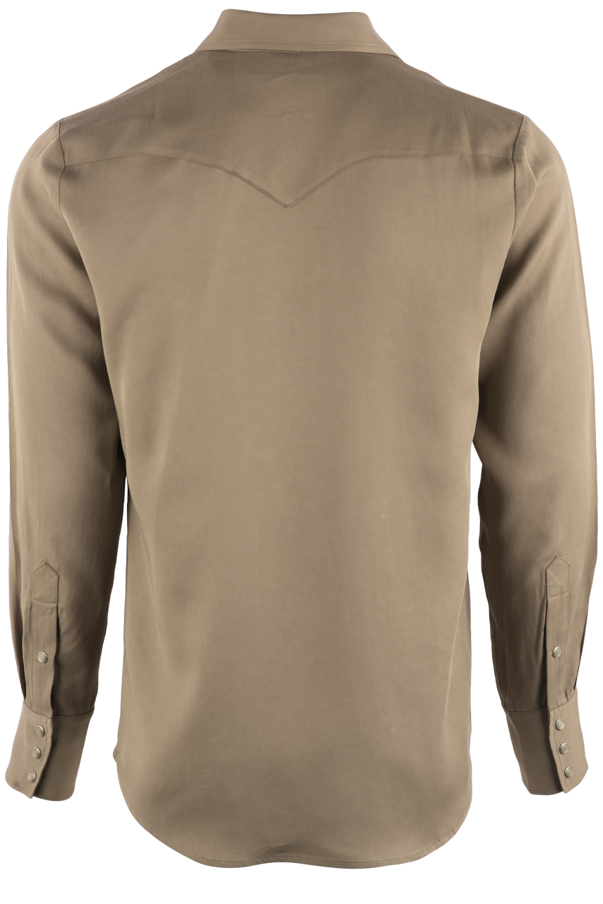 H Bar C Ranchwear Denver Pearl Snap Shirt - Olive