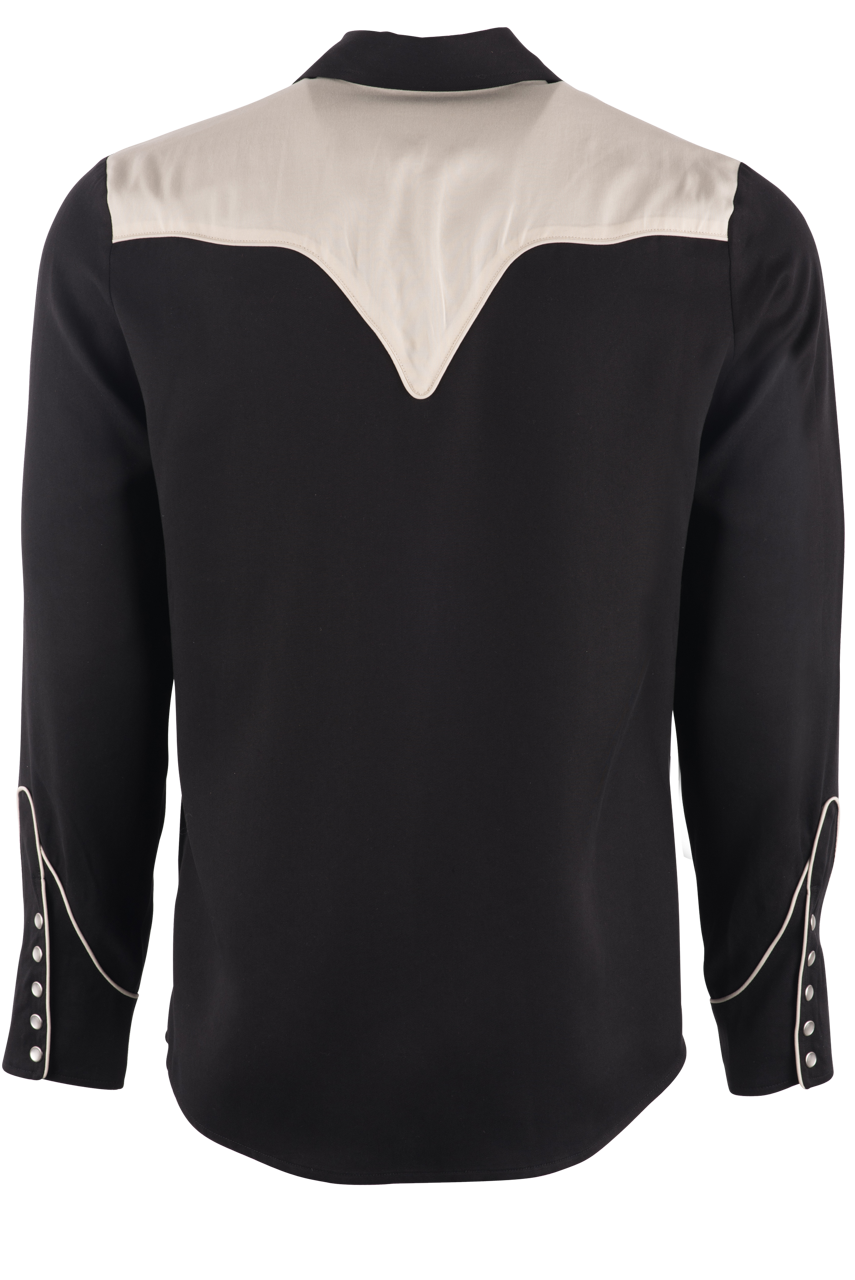 H Bar C Ranchwear San Juan Pearl Snap Shirt - Black