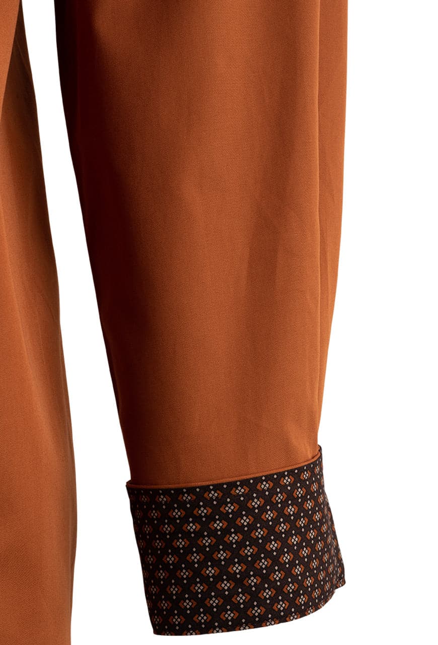 Cinch Men's Solid Copper Long Sleeve Shirt