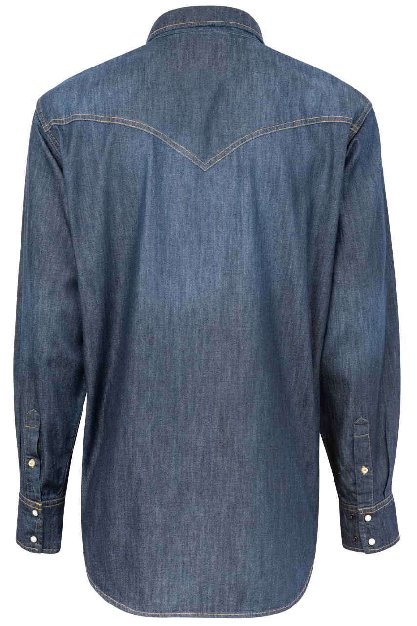 Cinch Stonewash Snap Front Shirt - Denim