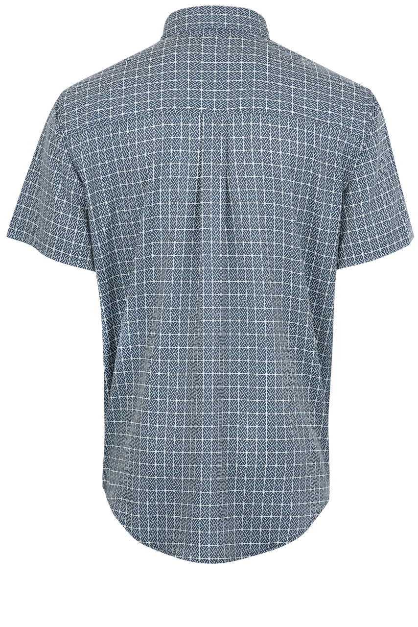 Cinch Arenaflex Button-Front Shirt - Navy