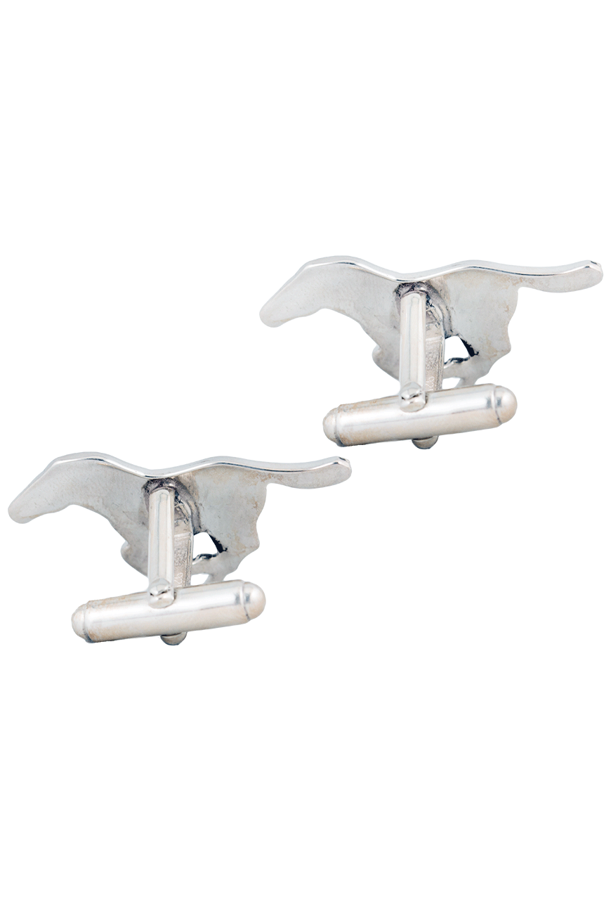 Pinto Ranch Silver Mustang Cufflinks