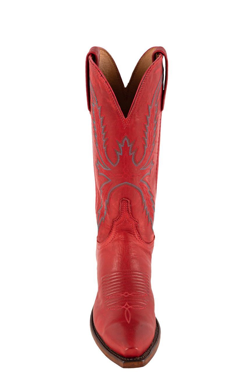 Lucchese Women's Savannah Cowgirl Boots - Red