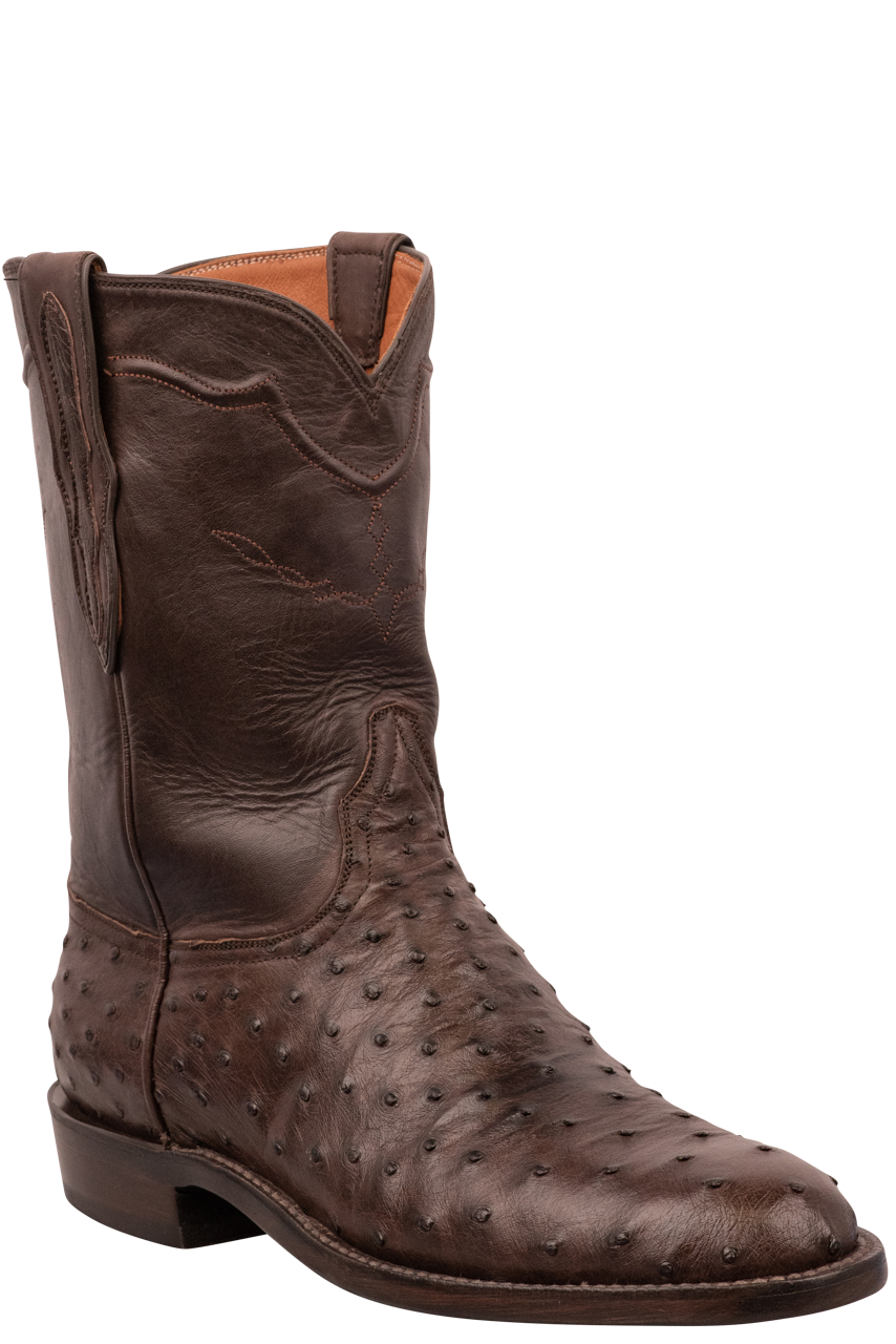 Black Jack Men's Jack Nicotine Roper Cowboy Boots - Chocolate