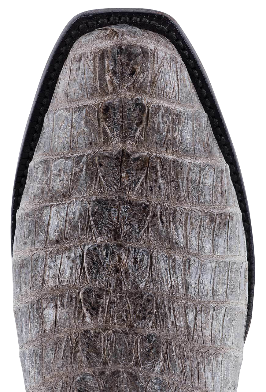 Black Jack Men's Caiman Tail Exclusive Cowboy Boots - Natural