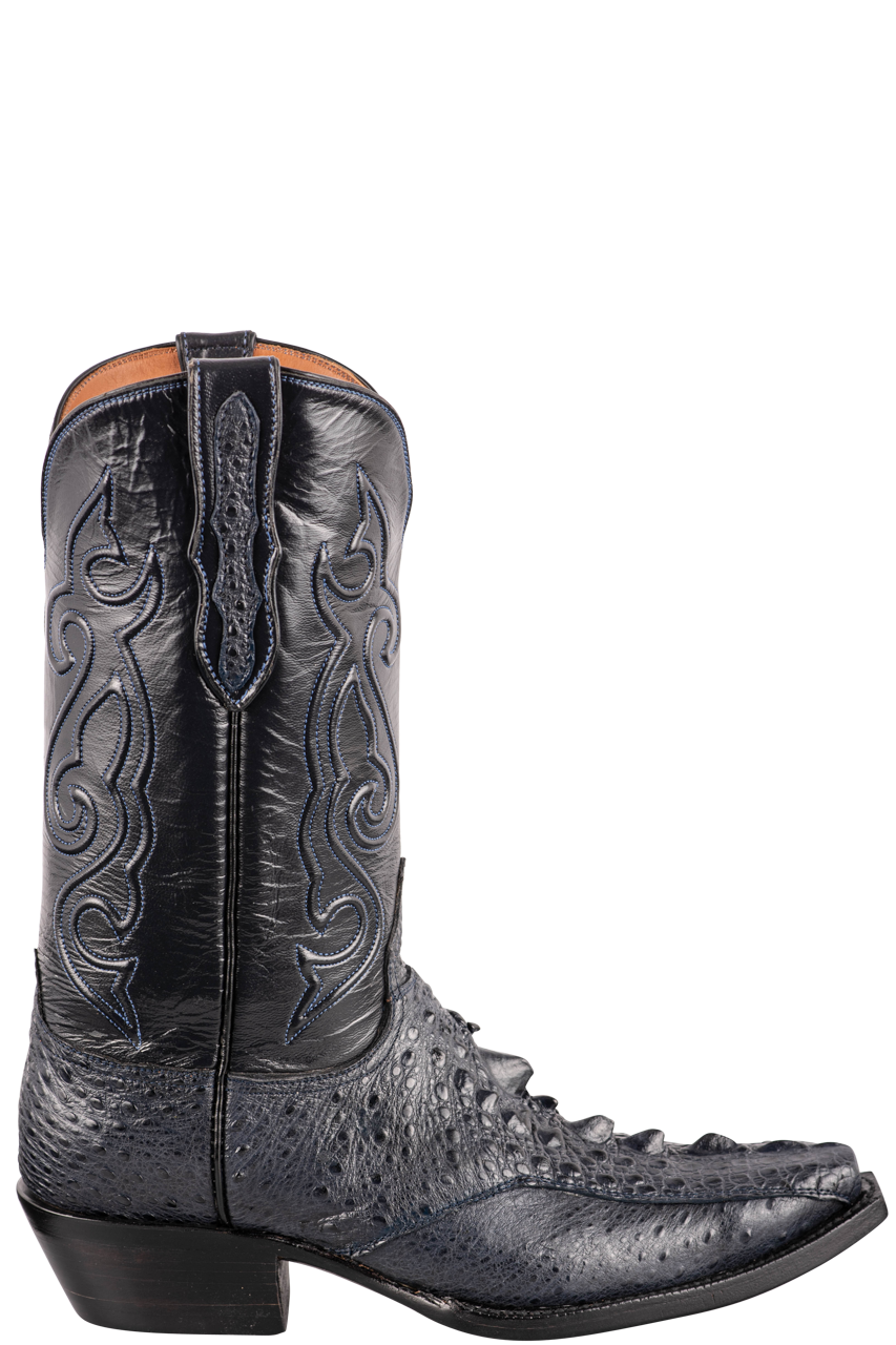 Black Jack Exclusive Snapping Turtle Cowboy Boots - Navy