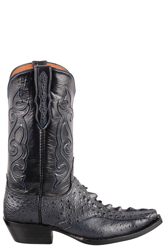 Black Jack Exclusive Snapping Turtle Cowboy Boots - Navy
