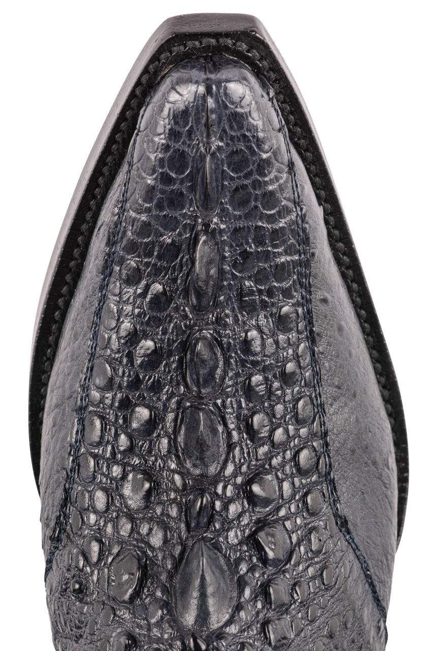 Black Jack Exclusive Snapping Turtle Cowboy Boots - Navy