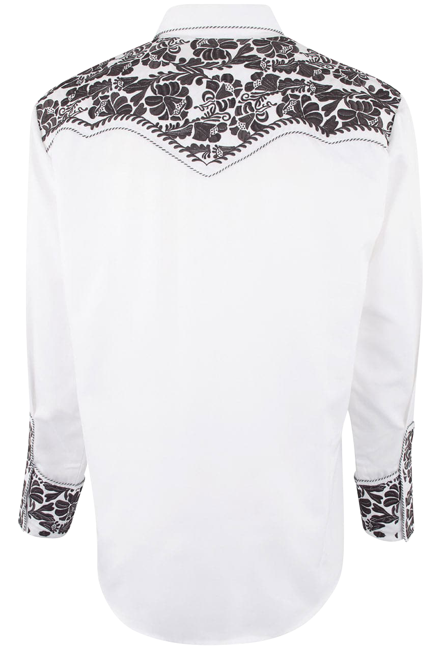 Scully Gunfighter Western Snap Front Shirt - Pewter