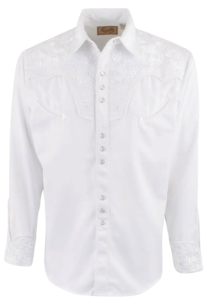 White pearl 2025 snap western shirt