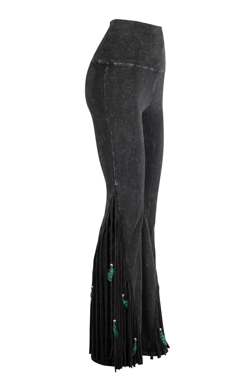 Pat Dahnke Fringe Flare Pants