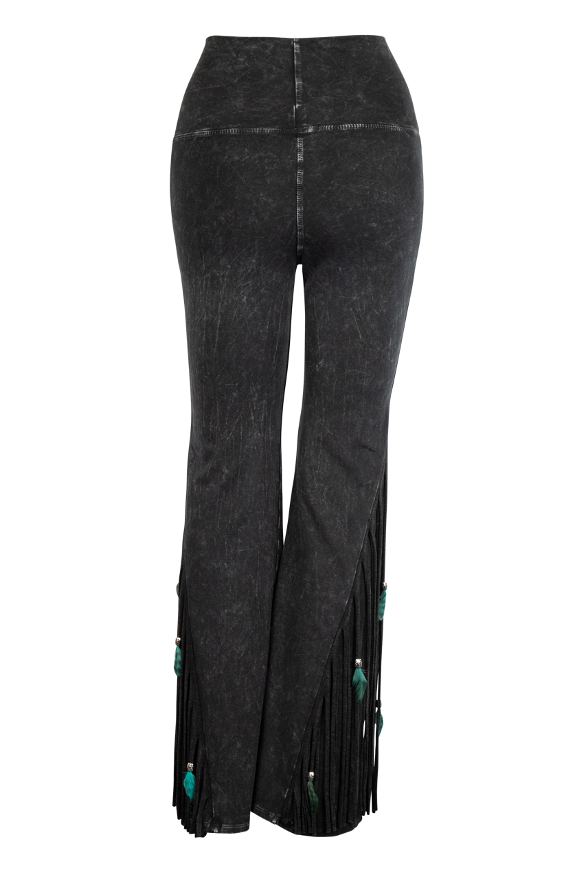 Pat Dahnke Fringe Flare Pants