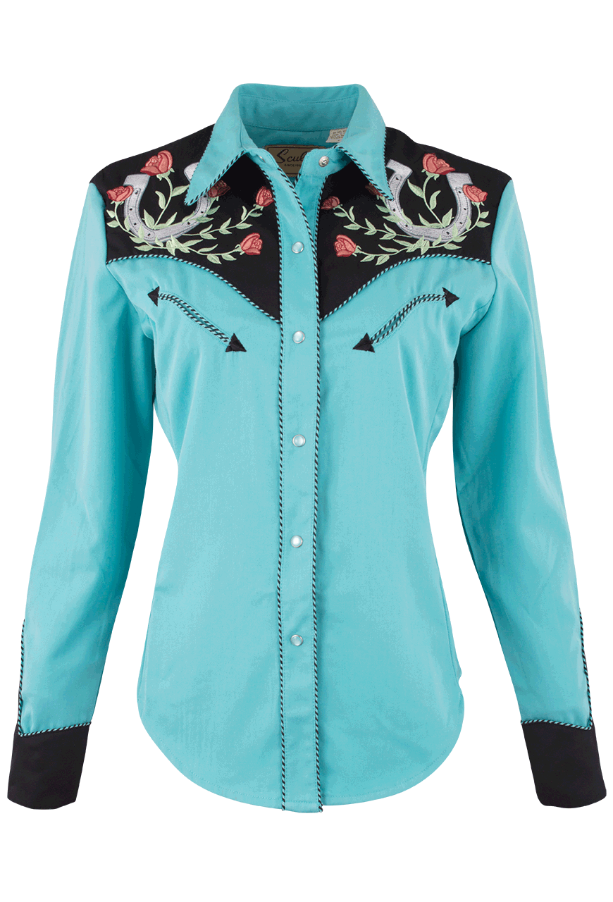Scully Horseshoe Western Snap Shirt