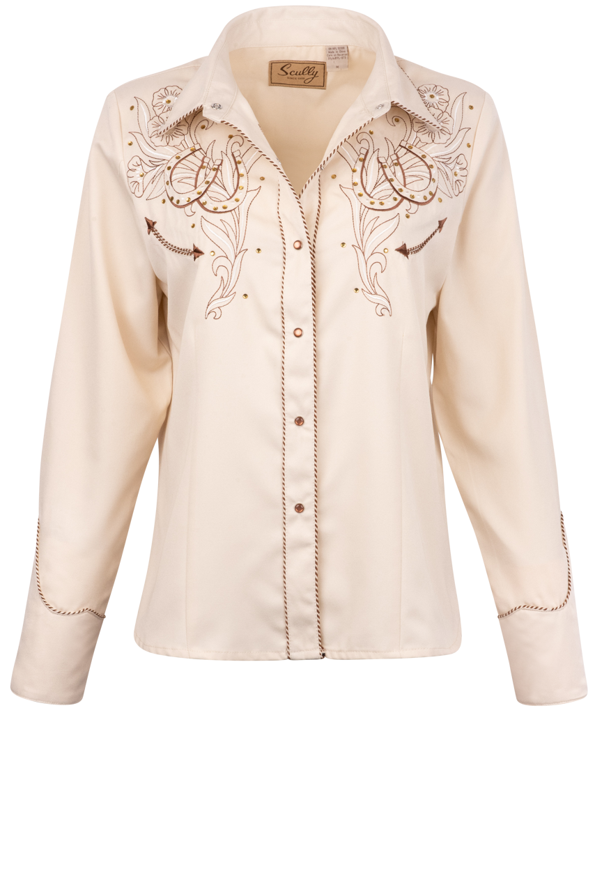 Scully Women's Double the Luck Western Top