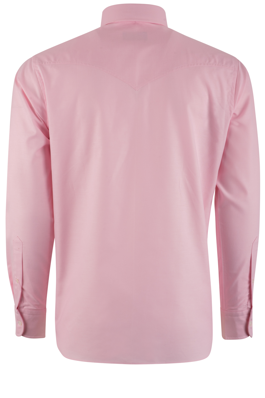 Pinto Ranch YY Collection Oxford Button-Front Shirt - Pink