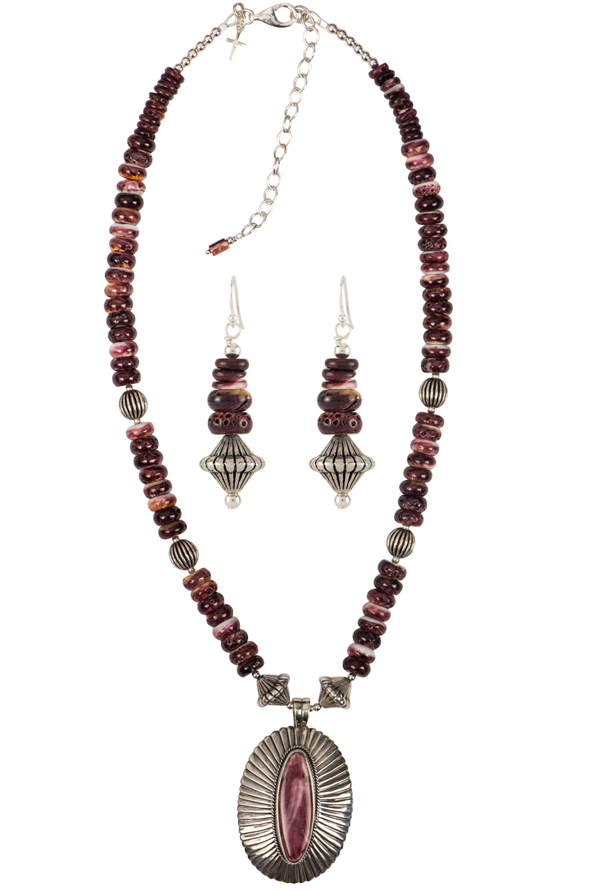 Sweet Tea Jewelry Purple Oyster Set