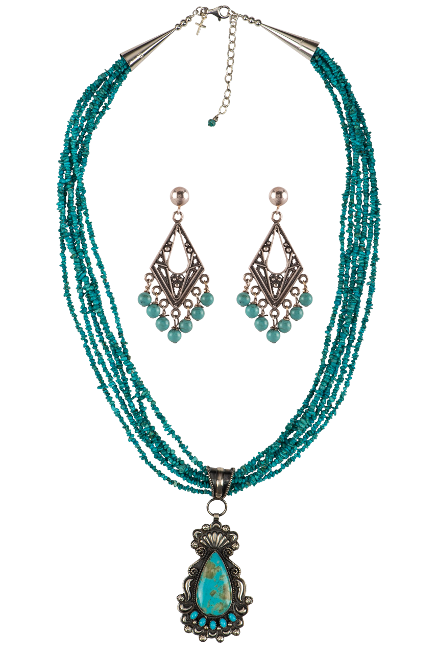Sweet Tea Jewelry Myron Silver Set