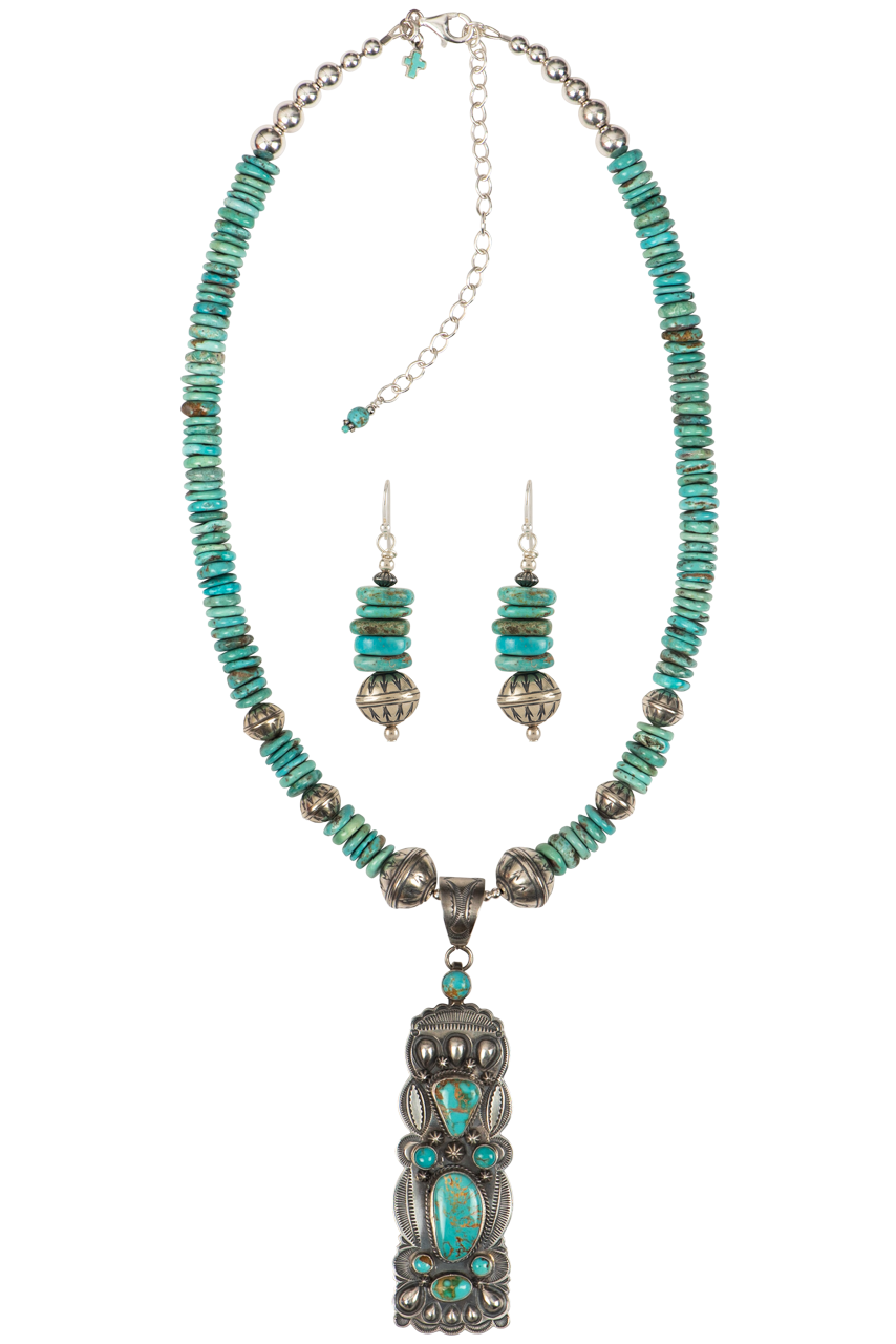 Sweet Tea Jewelry Royston Turquoise Set