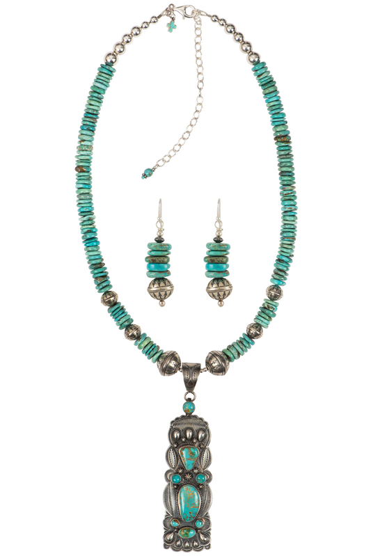 Sweet Tea Jewelry Royston Turquoise Set