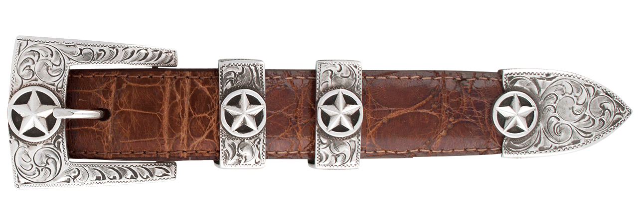 Mens Western Belt Buckle | 3 Piece Set