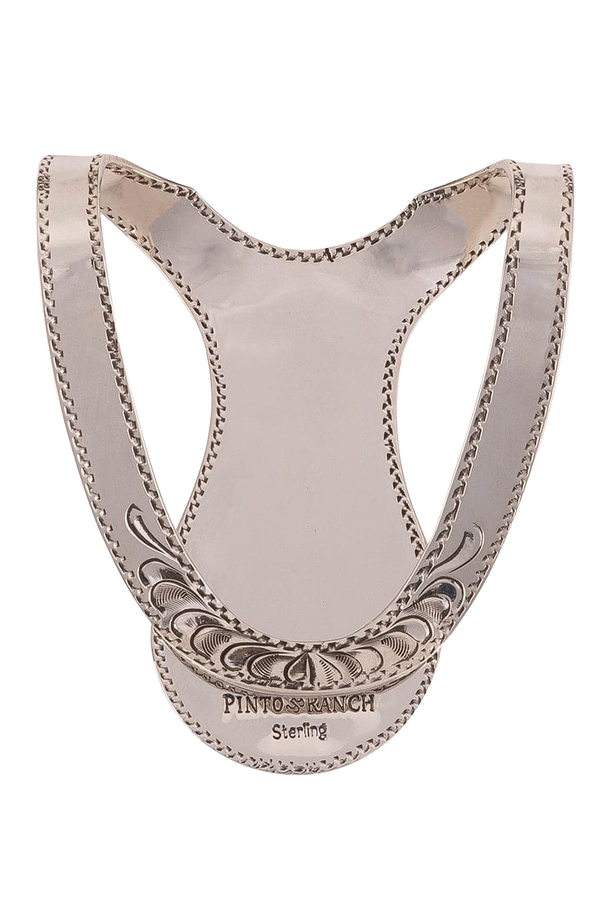 Pinto Ranch Sterling Silver Longhorn Money Clip