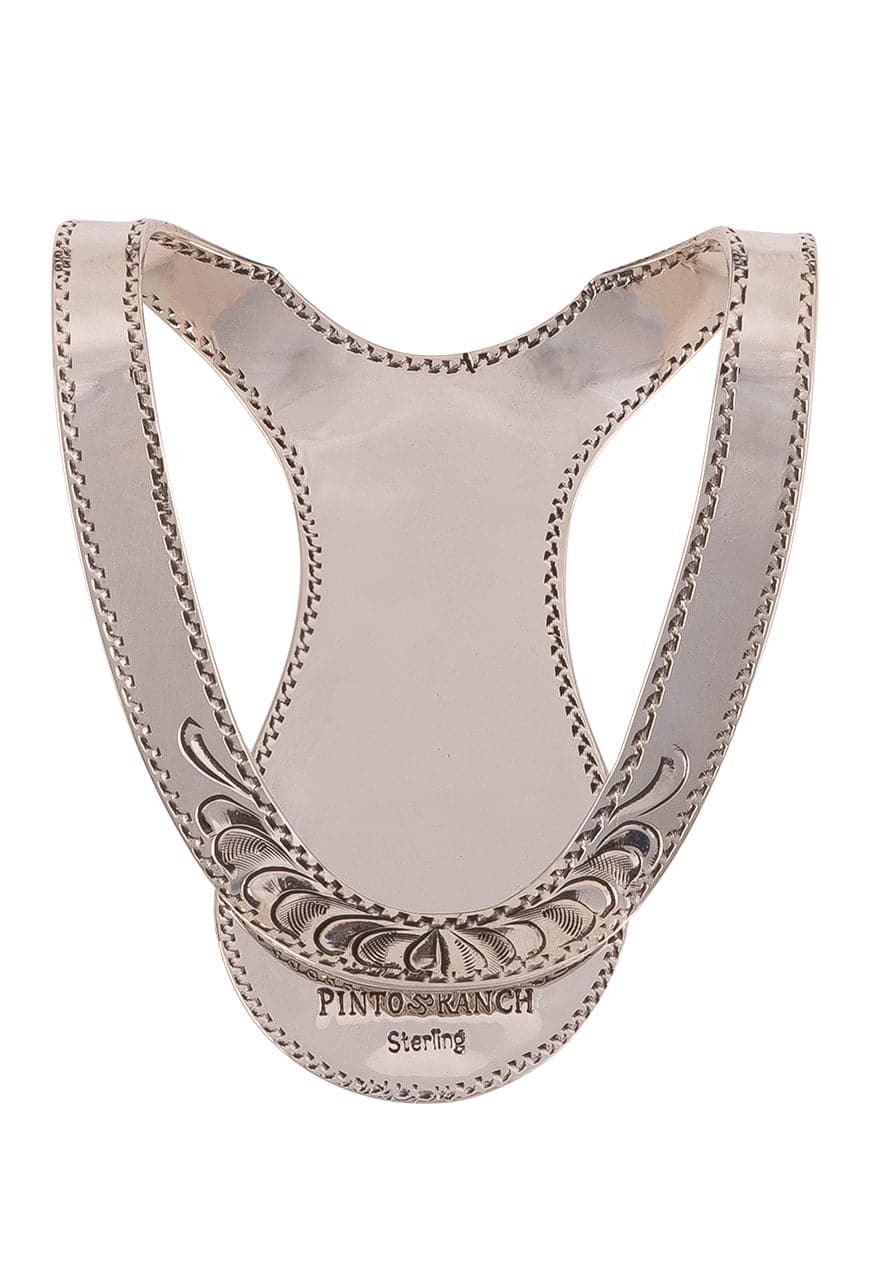 Pinto Ranch Sterling Silver Engraved Star Money Clip