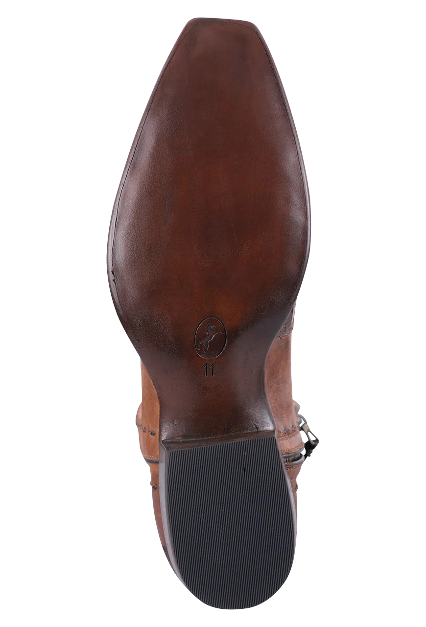 Stallion Caiman Zorro Ankle Boots - Cognac
