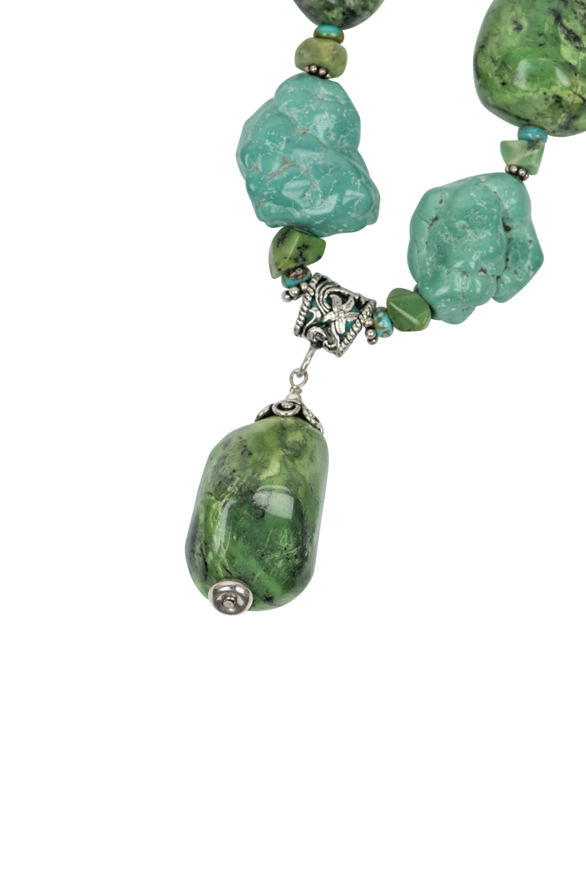 Paige Wallace Chrysoprase Pendant Necklace