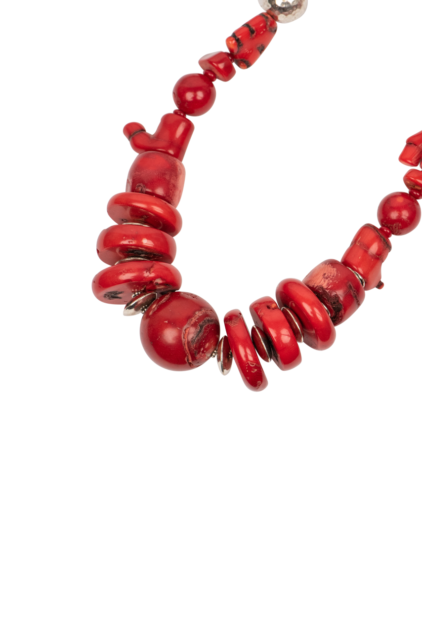 Paige Wallace Chunky Coral Necklace