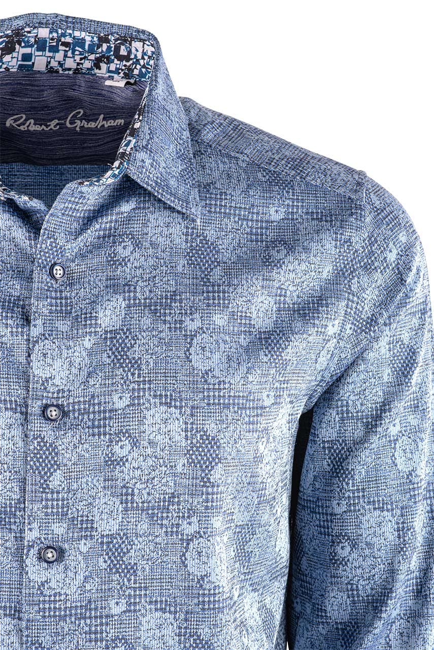 Robert Graham New Castle Sport Long Sleeve Button-Front Shirt