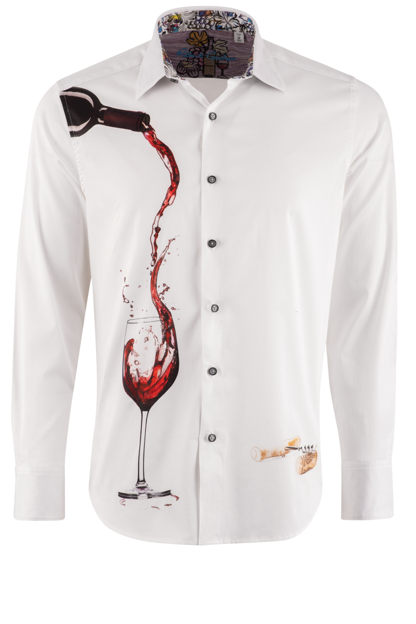Robert Graham Pinot Noir Button-Front Shirt