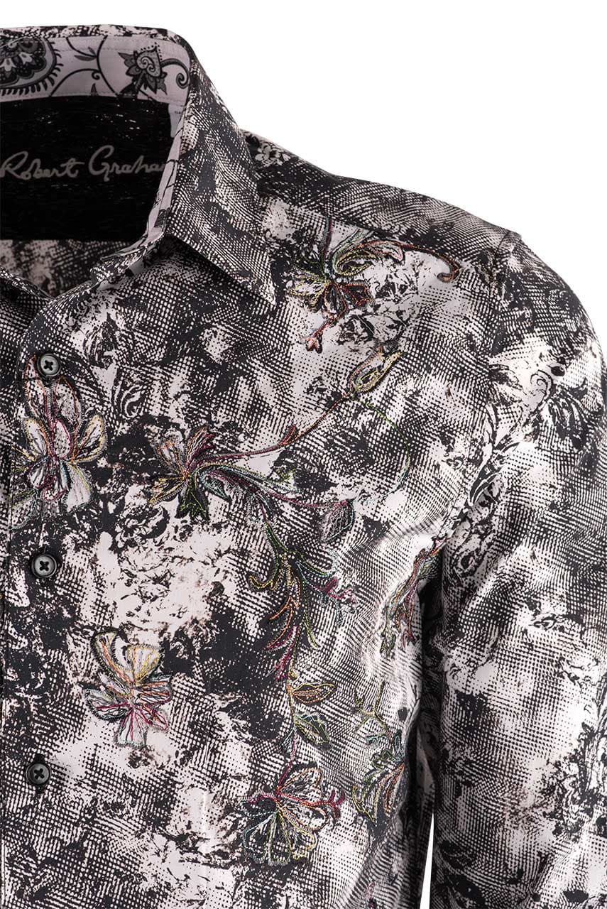Robert Graham Zaragoza Sport Long Sleeve Button-Front Shirt