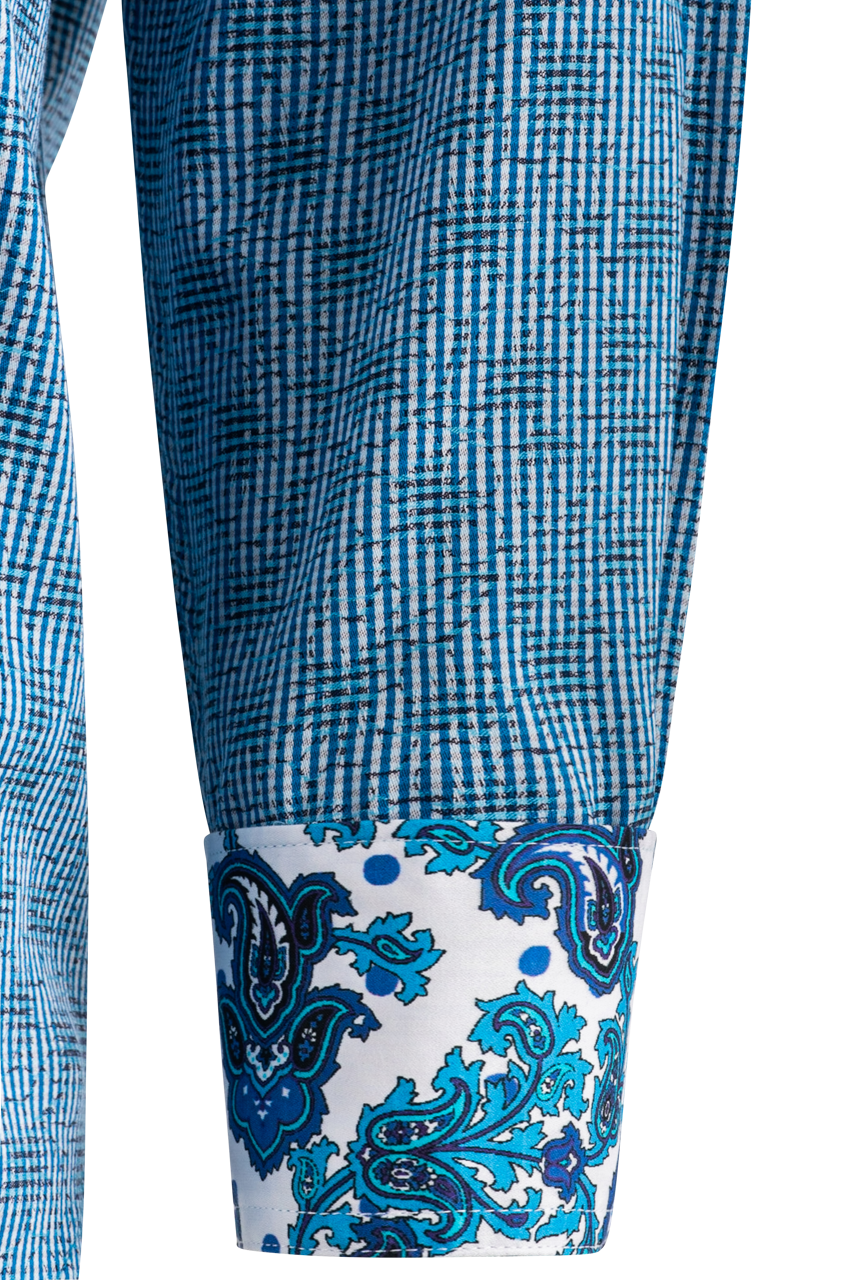 Robert Graham Blue Waters Button-Front Shirt
